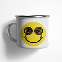 Емайлирано канче "Smile DJ" - small - 0