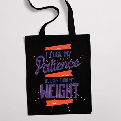 Eко чанта "Губя търпение" - 2