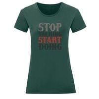 Тениска "Stop Talking" (дамска) - small - 8