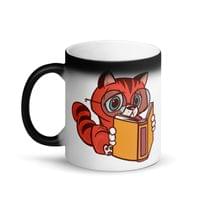 Магическа чаша "Четящо коте" - small - 0