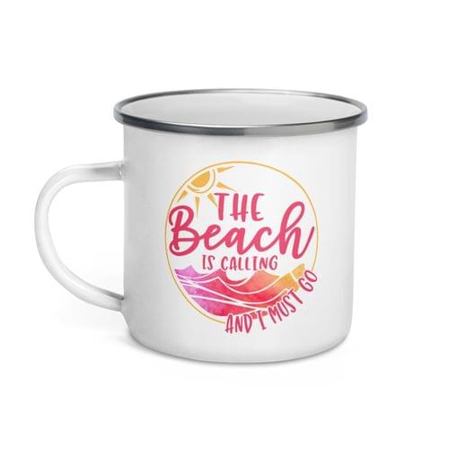Емайлирано канче "The Beach Is Calling" - 2