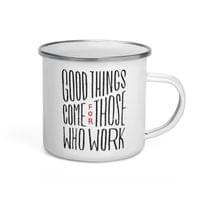 Емайлирано канче "Good things" - small - 3