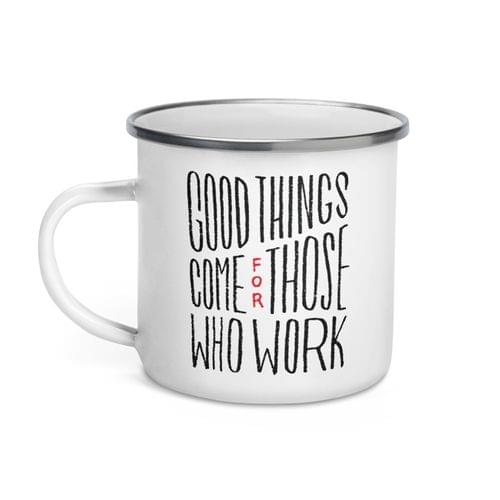 Емайлирано канче "Good things" - 2