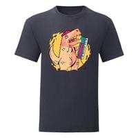 Мъжка тениска "Retro T-Rex" - small - 1