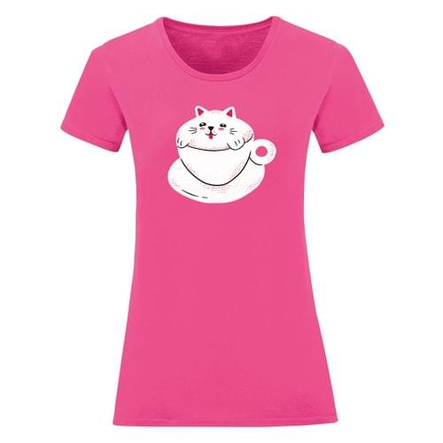 Дамска тениска &amp;quot;Catpuccino&amp;quot; - 1
