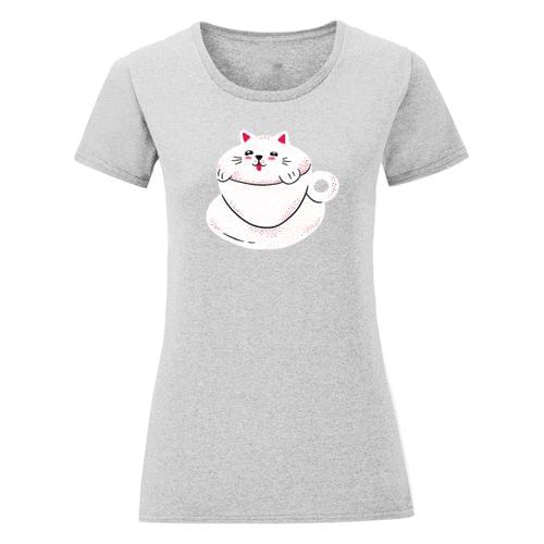 Дамска тениска "Catpuccino" - 2