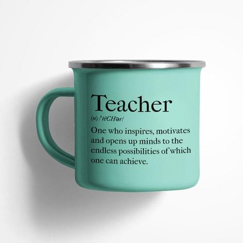 Емайлирано канче &amp;quot;Teacher&amp;quot; - 1