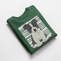 Ватирана блуза "Border Collie Mama" - small - 0