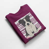 Ватирана блуза "Border Collie Mama" - small - 4