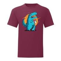 Мъжка тениска "T-Rex отваря буркан" - small - 5