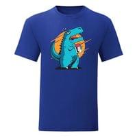 Мъжка тениска "T-Rex отваря буркан" - small - 3