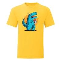 Мъжка тениска "T-Rex отваря буркан" - small - 17
