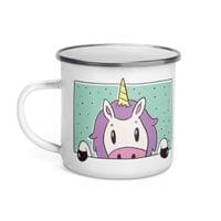 Емайлирано канче "Unicorn Window" - small - 1