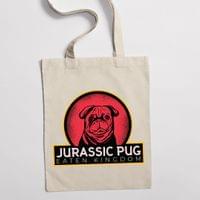 Eко чанта "Jurassic Pug" - small - 1