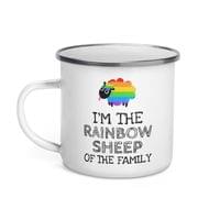 Емайлирано канче "Rainbow Shееp" - small - 1