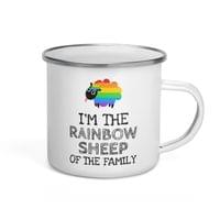 Емайлирано канче "Rainbow Shееp" - small - 3