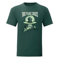 Мъжка тениска "This Place Sucks" - small - 5