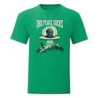 Мъжка тениска "This Place Sucks" - small - 3