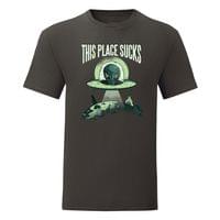 Мъжка тениска "This Place Sucks" - small - 4
