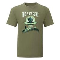 Мъжка тениска "This Place Sucks" - small - 8