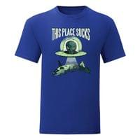 Мъжка тениска "This Place Sucks" - small - 9