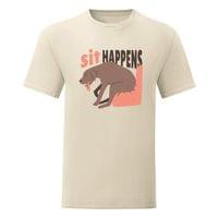 Мъжка тениска "Sit Happens" - small - 0