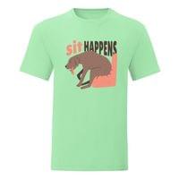 Мъжка тениска "Sit Happens" - small - 4