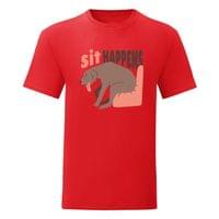 Мъжка тениска "Sit Happens" - small - 5