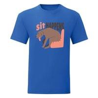 Мъжка тениска "Sit Happens" - small - 6