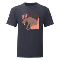 Мъжка тениска "Sit Happens" - small - 15