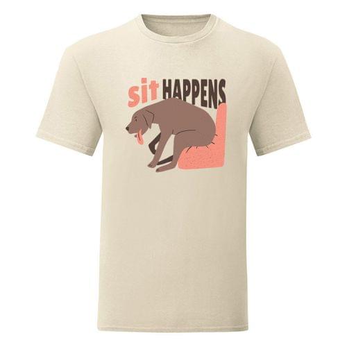 Мъжка тениска &amp;quot;Sit Happens&amp;quot; - 1