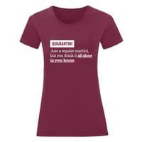 Тениска "Quarantini" (дамска) - small - 2