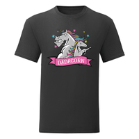 Тениска "Daddy Unicorn" (мъжка) - small - 2