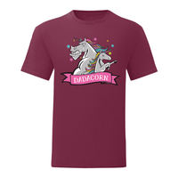 Тениска "Daddy Unicorn" (мъжка) - small - 3