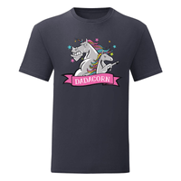 Тениска "Daddy Unicorn" (мъжка) - small - 7