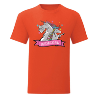 Тениска "Daddy Unicorn" (мъжка) - small - 8