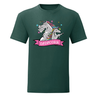 Тениска "Daddy Unicorn" (мъжка) - small - 1