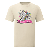 Тениска "Daddy Unicorn" (мъжка) - small - 11