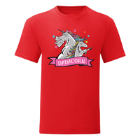 Тениска "Daddy Unicorn" (мъжка) - small - 13