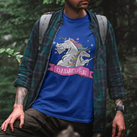 Мъжка тениска "Daddy Unicorn" - small - 0