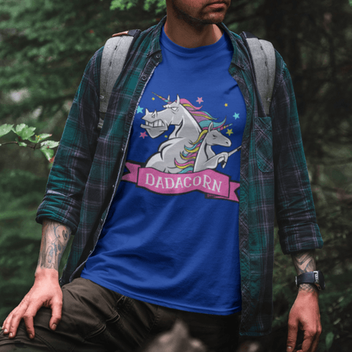 Мъжка тениска &amp;quot;Daddy Unicorn&amp;quot; - 1
