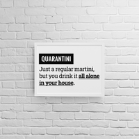 Постер с рамка "Quarantini" - small - 0