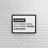 Постер с рамка "Quarantini" - small - 1