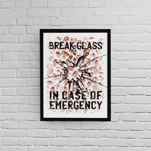 Постер с рамка "Emergency Glass" - 2