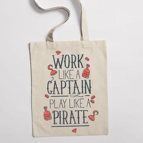 Еко чанта &amp;quot;Play Like A Pirate&amp;quot; - 1