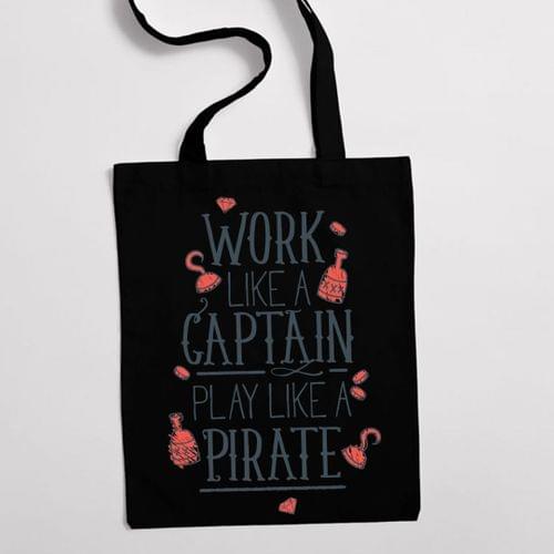 Еко чанта "Play Like A Pirate" - 2