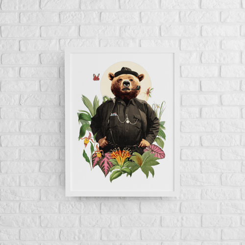 Постер с рамка &amp;quot;Fancy Bear&amp;quot;