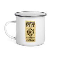 Емайлирано канче "Grammar police" - small - 1