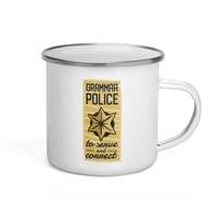 Емайлирано канче "Grammar police" - small - 3