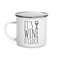 Емайлирано канче "Wine o'clock" - small - 1 Емайлирано канче "Wine o'clock" - small - 1